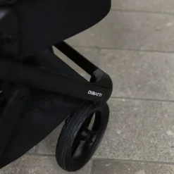 Dubatti One E6 Kinderwagen 2-in-1 - Black / Walnut Brown