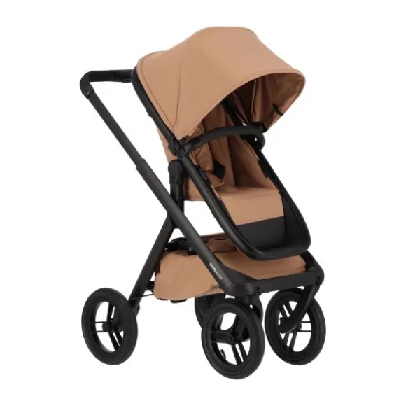 Dubatti One E6 Kinderwagen 2-in-1 - Black / Walnut Brown