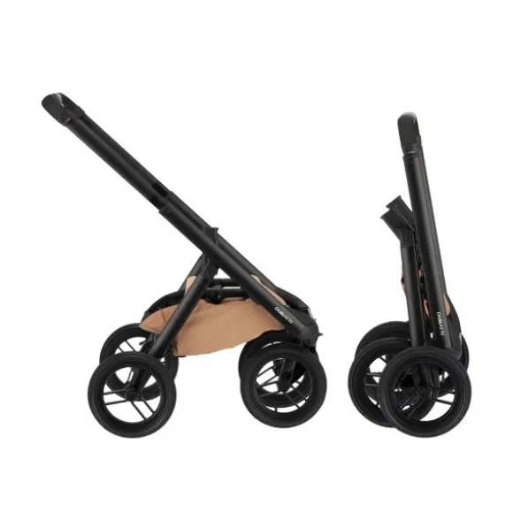Dubatti One E6 Kinderwagen 2-in-1 - Black / Walnut Brown
