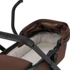 Dubatti One E6 Kinderwagen 2-in-1 - Black / Walnut Brown