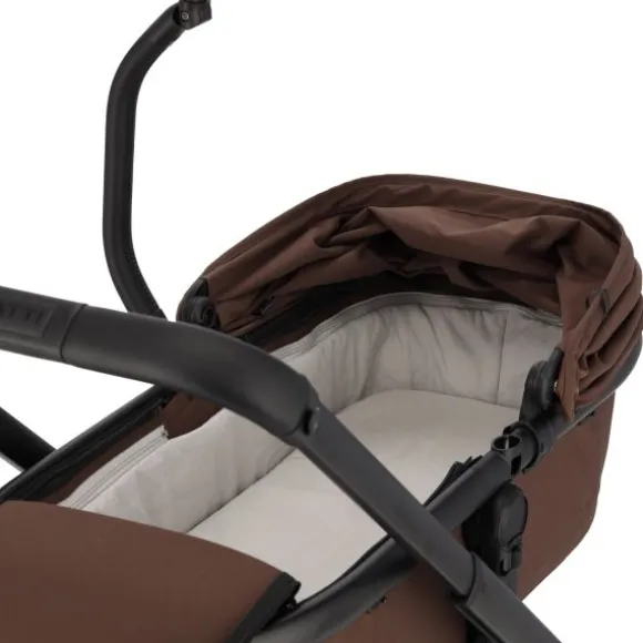 Dubatti One E6 Kinderwagen 2-in-1 - Black / Walnut Brown