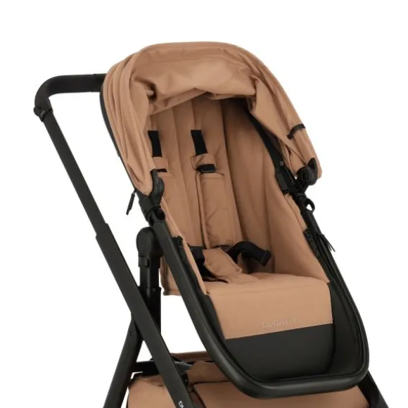Dubatti One E6 Kinderwagen 2-in-1 - Black / Walnut Brown