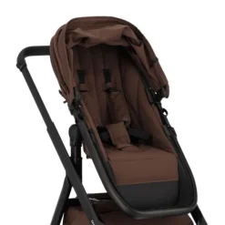 Dubatti One E6 Kinderwagen 2-in-1 - Black / Walnut Brown