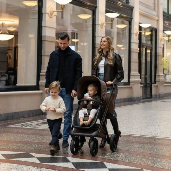 Dubatti One E6 Kinderwagen 2-in-1 - Dark Brown / Walnut Brown