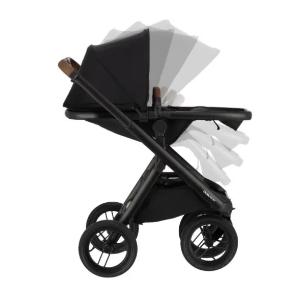 Dubatti One E6 Kinderwagen 2-in-1 - Dark Brown / Walnut Brown