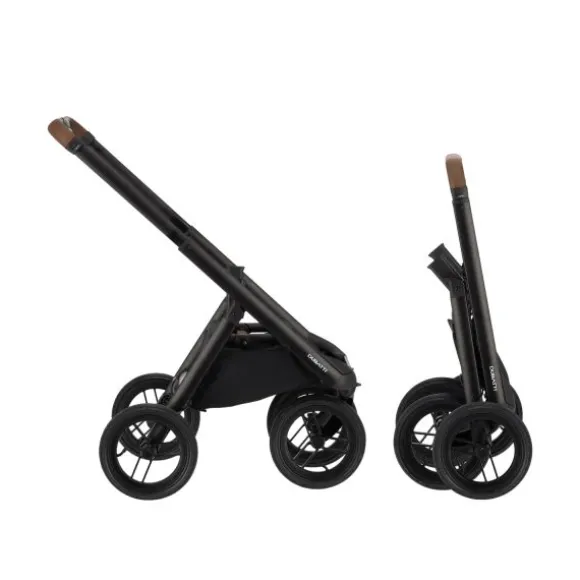 Dubatti One E6 Kinderwagen 2-in-1 - Dark Brown / Walnut Brown