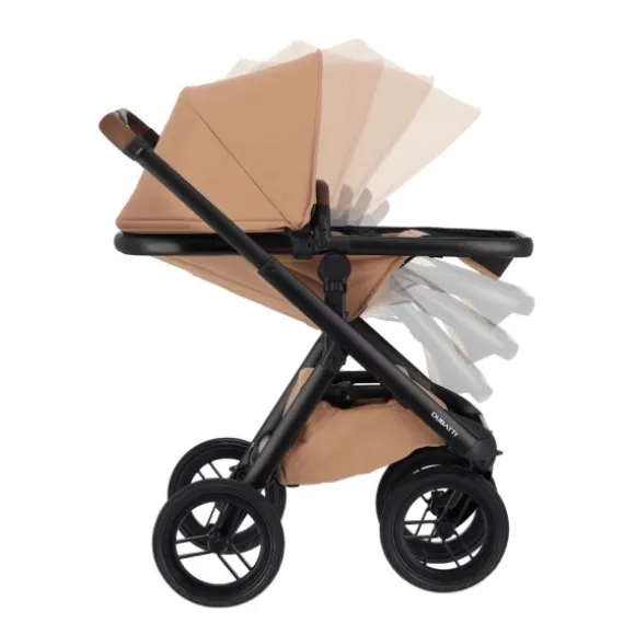 Dubatti One E6 Kinderwagen 2-in-1 - Dark Brown / Walnut Brown