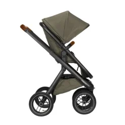 Dubatti One E5 Kinderwagen 2-in-1 Grey Frame Black/Cognac
