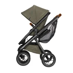 Dubatti One E5 Kinderwagen 2-in-1 Grey Frame Black/Cognac