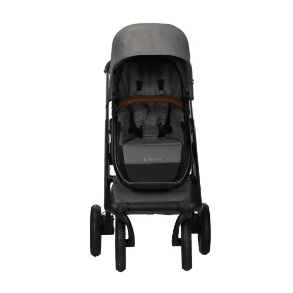 Dubatti One E5 Kinderwagen 2-in-1 Grey Frame Black/Dark Brown