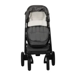 Dubatti One E5 Kinderwagen 2-in-1 Grey Frame Black/Dark Brown