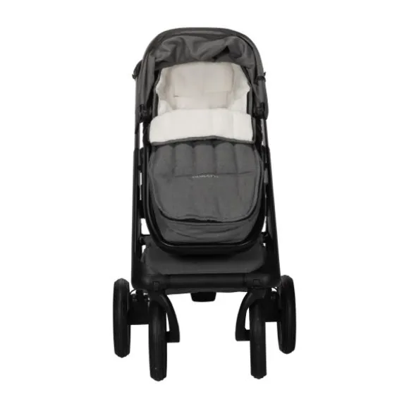 Dubatti One E5 Kinderwagen 2-in-1 Grey Frame Black/Dark Brown