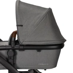 Dubatti One E5 Kinderwagen 2-in-1 Grey Frame Black/Dark Brown