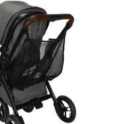 Dubatti One E5 Kinderwagen 2-in-1 Grey Frame Black/Dark Brown