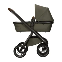 Dubatti One E5 Kinderwagen 2-in-1 Grey Frame Black/Dark Brown