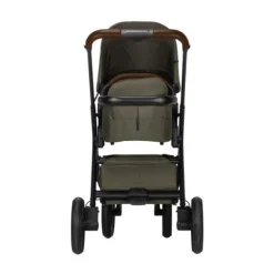 Dubatti One E5 Kinderwagen 2-in-1 Grey Frame Black/Dark Brown