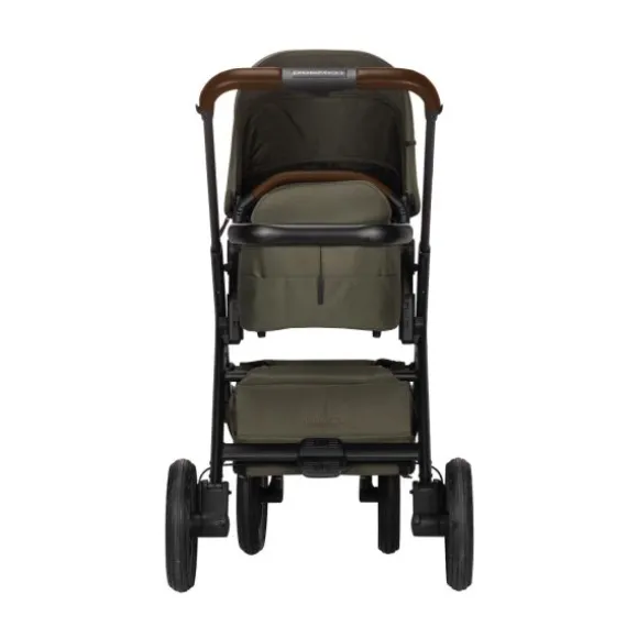 Dubatti One E5 Kinderwagen 2-in-1 Grey Frame Black/Dark Brown