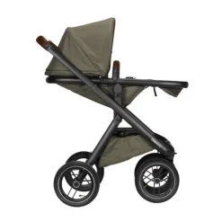 Dubatti One E5 Kinderwagen 2-in-1 Grey Frame Black/Dark Brown