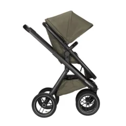 Dubatti One E5 Kinderwagen 2-in-1 Grey Frame Black/Dark Brown