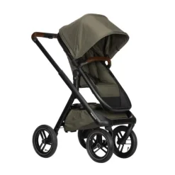 Dubatti One E5 Kinderwagen 2-in-1 Grey Frame Black/Dark Brown
