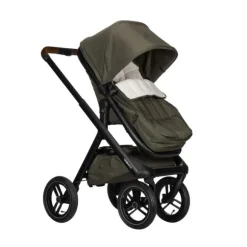Dubatti One E5 Kinderwagen 2-in-1 Grey Frame Black/Dark Brown