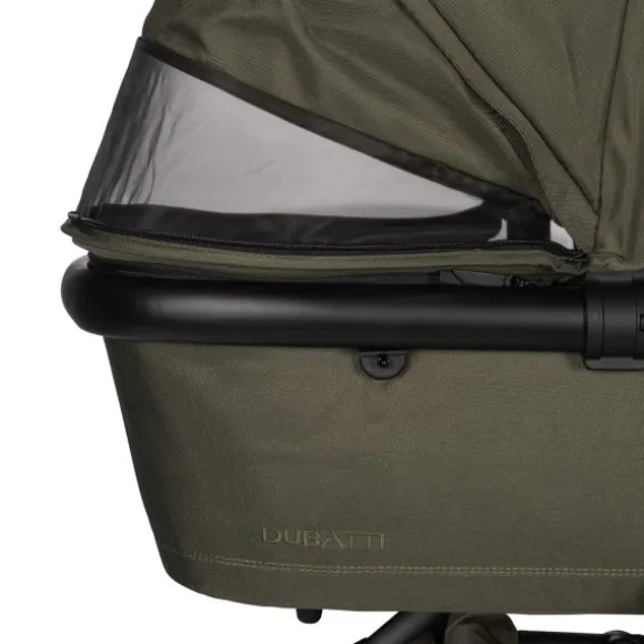 Dubatti One E5 Kinderwagen 2-in-1 Grey Frame Black/Dark Brown