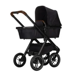 Dubatti One E5 Kinderwagen 2-in-1 Grey Frame Black/Dark Brown