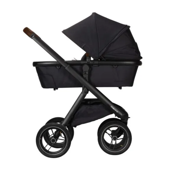 Dubatti One E5 Kinderwagen 2-in-1 Grey Frame Black/Dark Brown