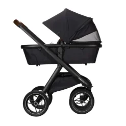 Dubatti One E5 Kinderwagen 2-in-1 Grey Frame Black/Dark Brown