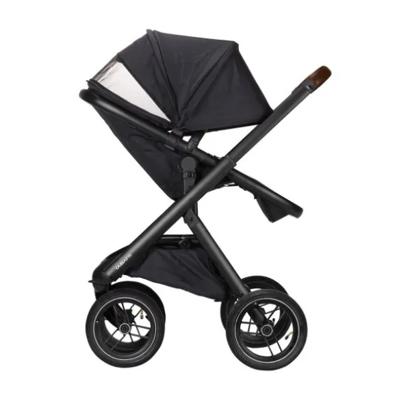 Dubatti One E5 Kinderwagen 2-in-1 Grey Frame Black/Dark Brown