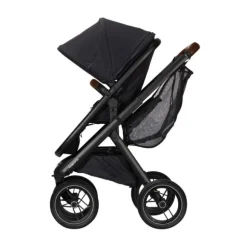 Dubatti One E5 Kinderwagen 2-in-1 Grey Frame Black/Dark Brown