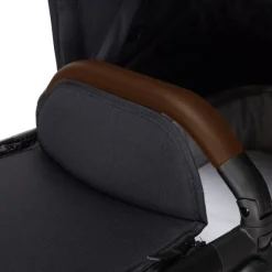 Dubatti One E5 Kinderwagen 2-in-1 Grey Frame Black/Dark Brown