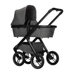 Dubatti One E5 Kinderwagen 2-in-1 Grey Frame Black/Black