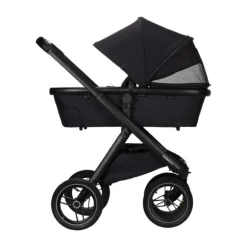Dubatti One E5 Kinderwagen 2-in-1 Grey Frame Black/Black