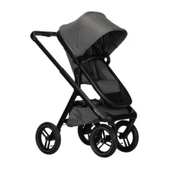 Dubatti One E5 Kinderwagen 2-in-1 Grey Frame Black/Black