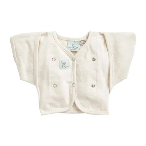 Ergopouch Cocoon Butterfly Cardi Oatmeal Marle 0-3mnd