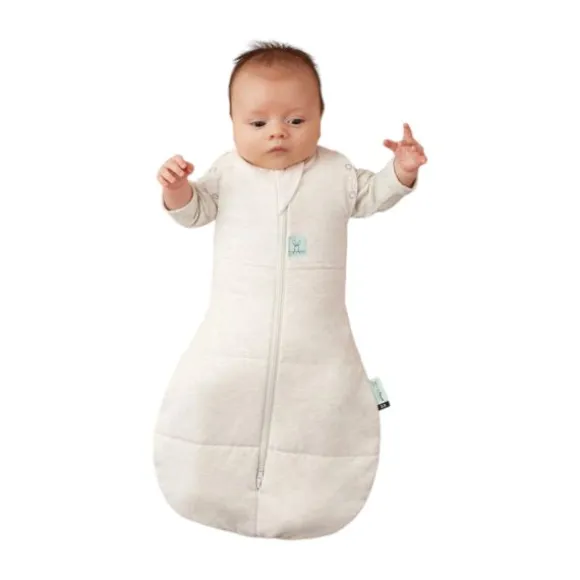Ergopouch Cocoon Inbaker Slaapzak Oatmeal Marle 3,5 Tog 3-6mnd