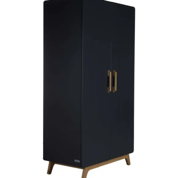 Europe Baby Ledikant 60 x 120 - Commode - Hanglegkast 2-deurs Iglo Grijs