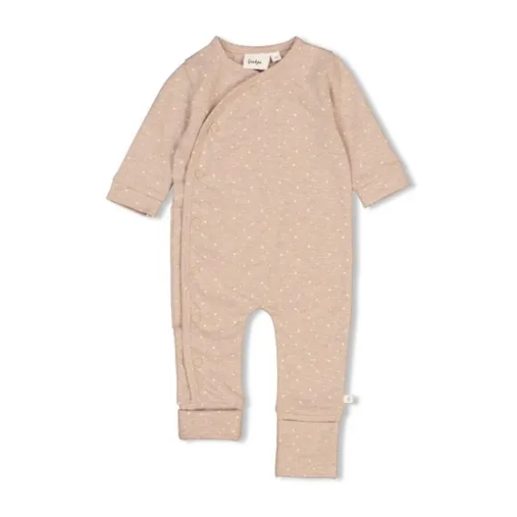 Feetje Boxpak Met Voet Print The Magic Is In You Taupe Melange 44