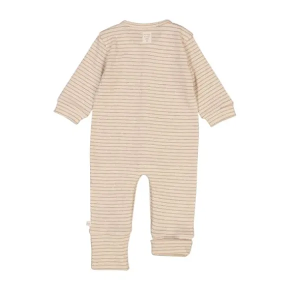 Feetje Boxpak Met Voet Rib Streep The Magic is in You Taupe Melange 44