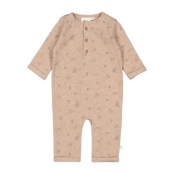 Feetje Fall Favorites Rib Print Boxpakje - Maat 62 - Hazelnoot Melange