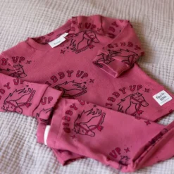 Feetje Howdy Holly Pyjama - Maat 62 - Berry