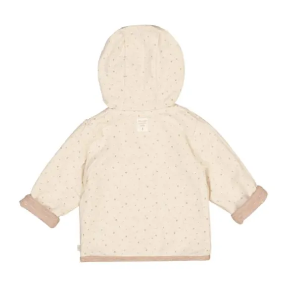 Feetje Jas Met Capuchon Omkeerbaar Print The Magic Is In You Taupe Melange 74