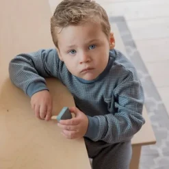 Feetje Pyjama Wafel Ijs Blauw 56