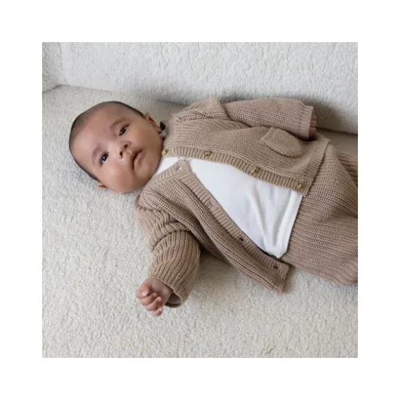 Feetje Vestje Gebreid The Magic is in You Taupe 56