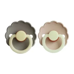 Frigg Fopspeen Daisy Night Portob./Croissant T2 6-18 mnd (2 stuks)