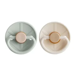 Frigg Fopspeen Little Viking Sage/Cream T2 6-18 mnd (2 stuks)