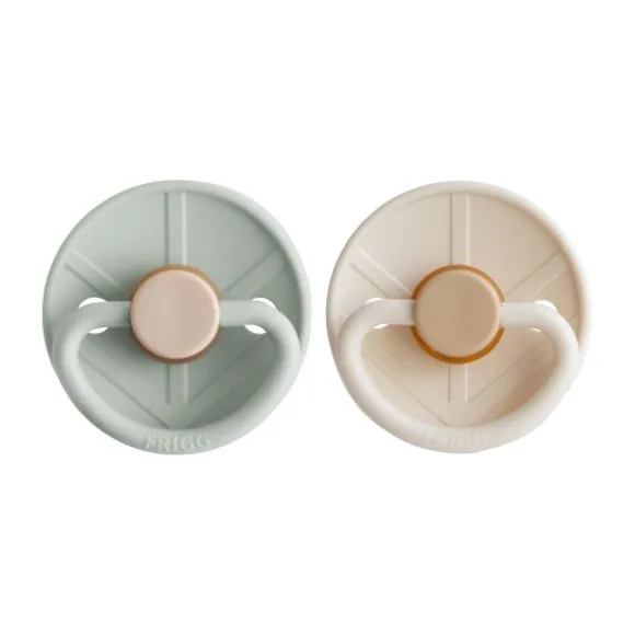 Frigg Fopspeen Little Viking Sage/Cream T2 6-18 mnd (2 stuks)