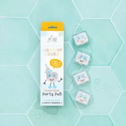 Glo Pals Cubes Light Up Party White 4-Pack