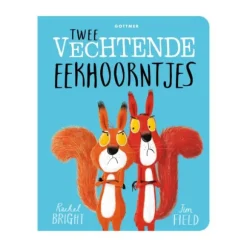 Gottmer Kartonboek - Twee vechtende eekhoorntjes